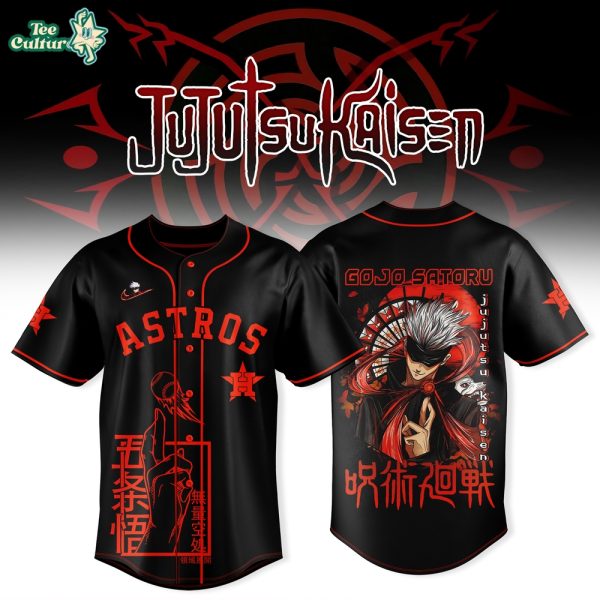 Houston Astros x JUJUTSU KAISEN Night Back GOJO Jersey