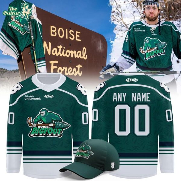 Idaho Steelheads x Boise Bigfoot 2026 Special Edition Crossover Hockey Jersey