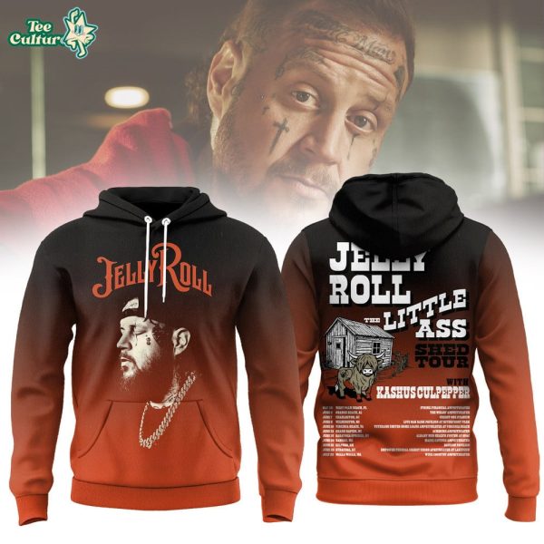 Jelly Roll The Little Ass Shed Tour 2026 3D Pullover Hoodie