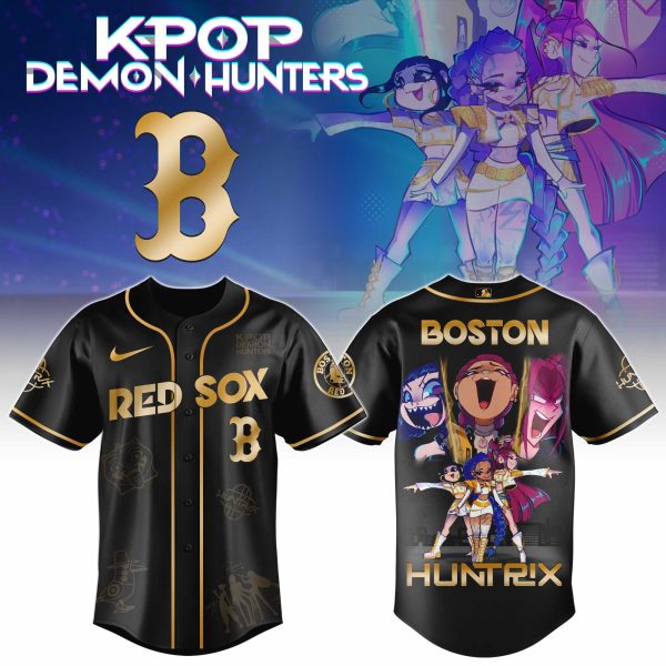 Boston Red Sox Golden Kpop Demon Hunter Limited Edition Baseball Jersey – Trending Now