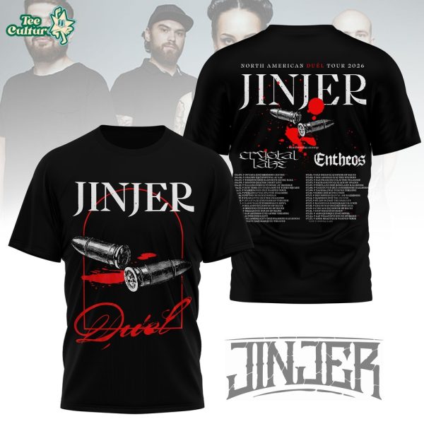 Jinjer Duél North American Tour 2026 Concert Dates Unisex Shirt