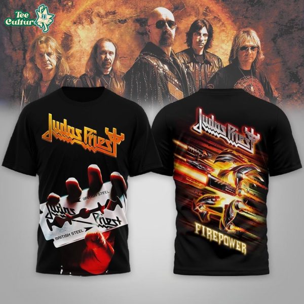 Judas Priest British Steel Firepower Heavy Metal T Shirt 2026