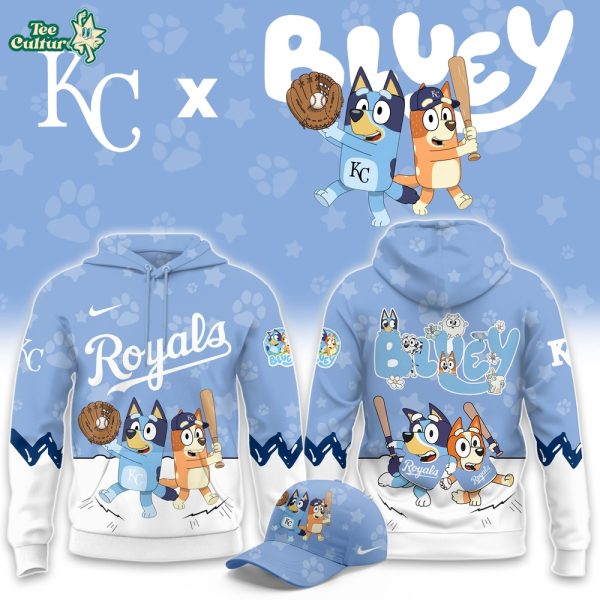 Kansas City Royals Bluey Night Game Limited Hoodie Collection