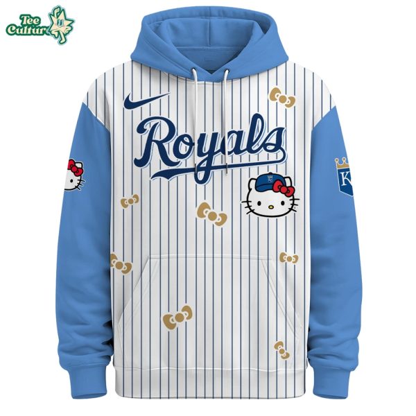 Kansas City Royals Hello Kitty Special Edition Fan Hoodie by Teesculture.com