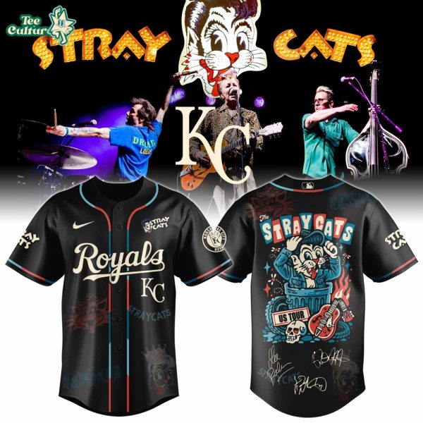 Kansas City Royals Stray Cats 2026 US Tour Inspired Baseball Jersey
