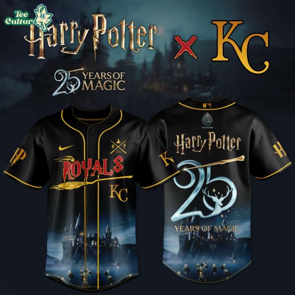 Kansas City Royals X Harry Potter – 25 Years of Magic Baseball Jersey