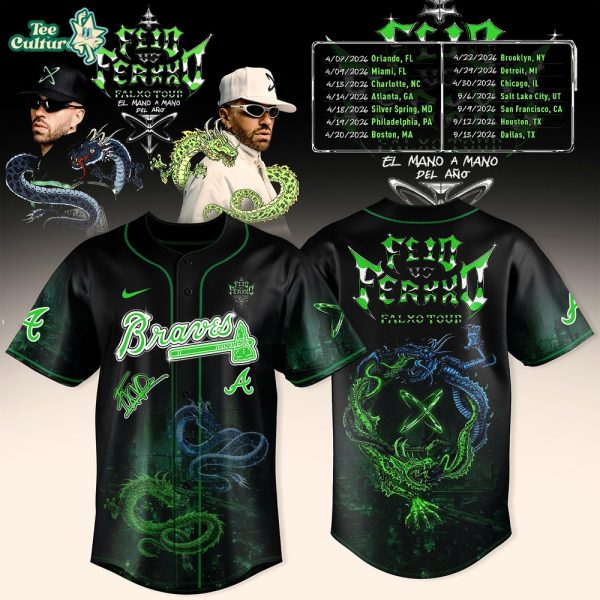 Limited Edition Atlanta Braves x FERXXO Falxo Tour 2026 Jersey