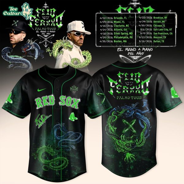 Limited Edition Boston Red Sox x FERXXO Falxo Tour 2026 Jersey
