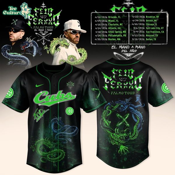 Limited Edition Chicago Cubs x FERXXO Falxo Tour 2026 Jersey