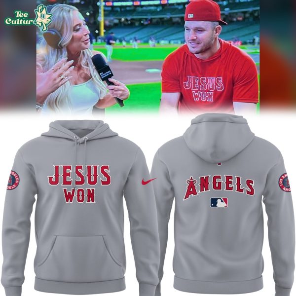 Limited Edition Los Angeles Angels Jesus Won Hoodie