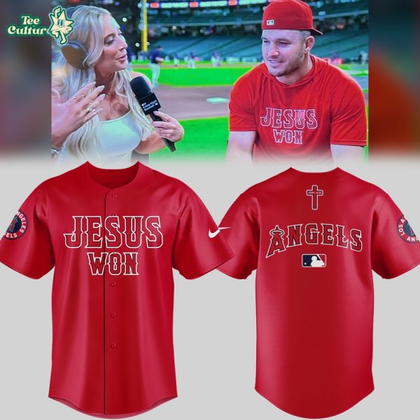 Limited Edition Los Angeles Angels Jesus Won Jersey