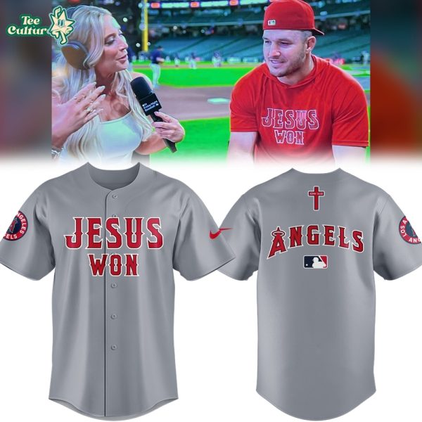 Limited Edition Los Angeles Angels Jesus Won Jersey by Teesculture.com