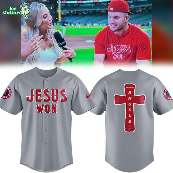Limited Edition Los Angeles Angels Jesus Won Jersey Ver2