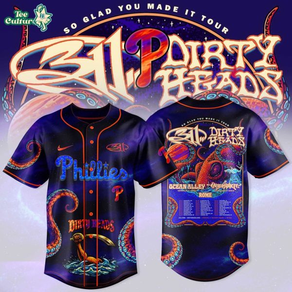 Limited Edition Philadelphia Phillies 311 x Dirty Heads Baseball Jersey
