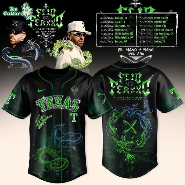 Limited Edition Texas Rangers x FERXXO Falxo Tour 2026 Jersey