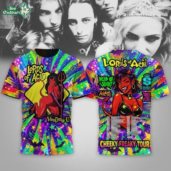 Lords Of Acid Voodoo U Cheeky Freaky Tour Graphic Shirt Limited Edition