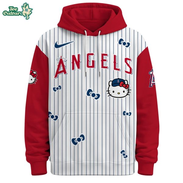 Los Angeles Angels Hello Kitty Special Edition Fan Hoodie by Teesculture.com