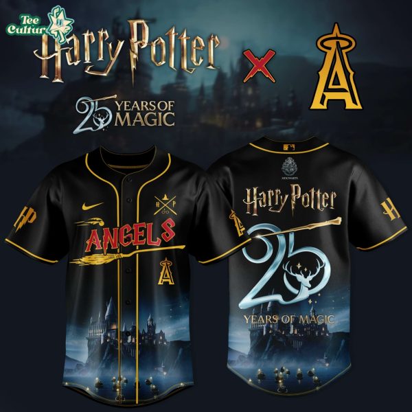 Los Angeles Angels X Harry Potter – 25 Years of Magic Baseball Jersey