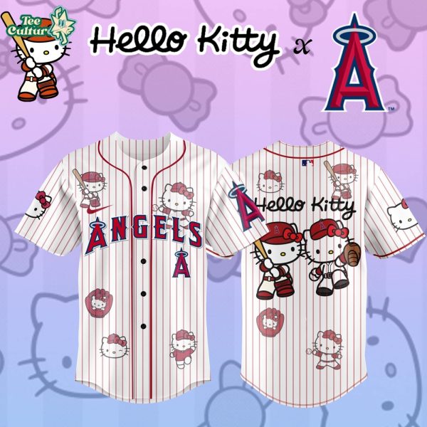 Los Angeles Angels x Hello Kitty Custom Design 2026 Limited Edition Jersey