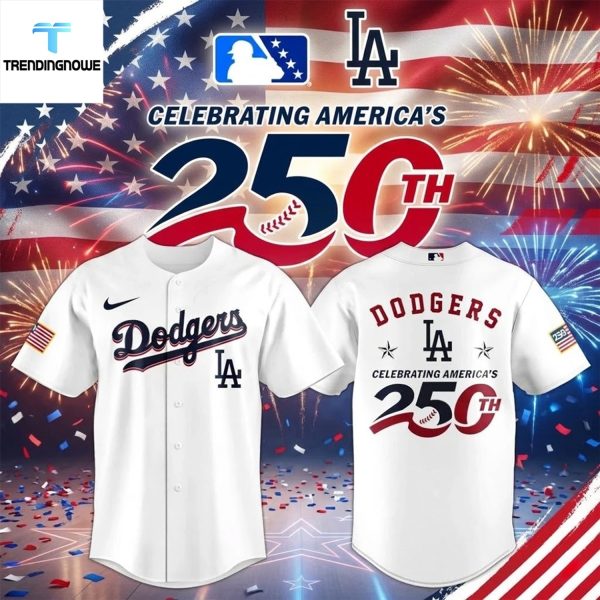 Los Angeles Dodgers America 250th Anniversary 2026 Baseball Jersey
