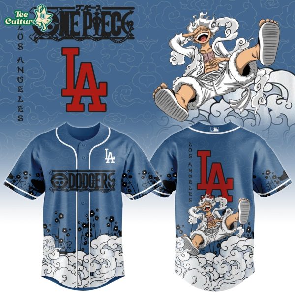 Los Angeles Dodgers × Gear 5 Luffy Crossover Jersey
