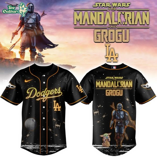 Los Angeles Dodgers Grogu & Mandalorian Special Edition Baseball Jersey