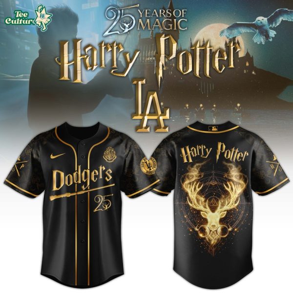 Los Angeles Dodgers Harry Potter 25 Years Of Magic Game Night 2026 Limited Edition Jersey