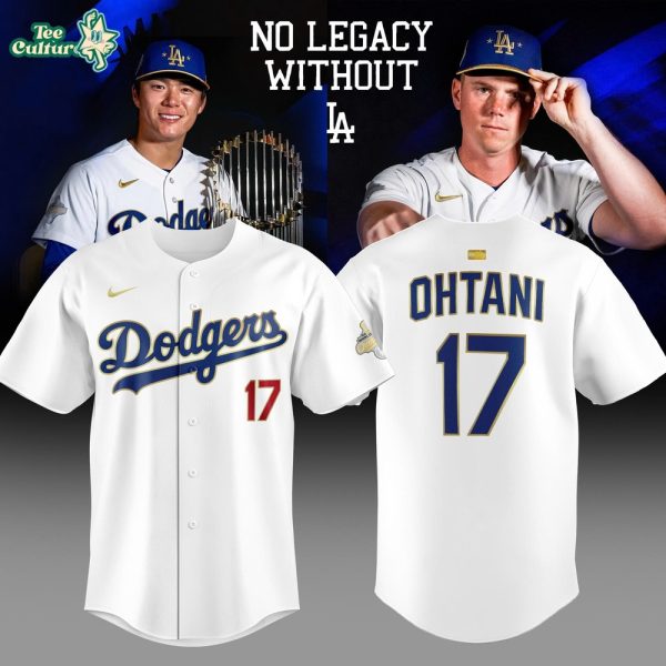 Los Angeles Dodgers Shohei Ohtani White Gold Collection Limited Edition Jersey 2026