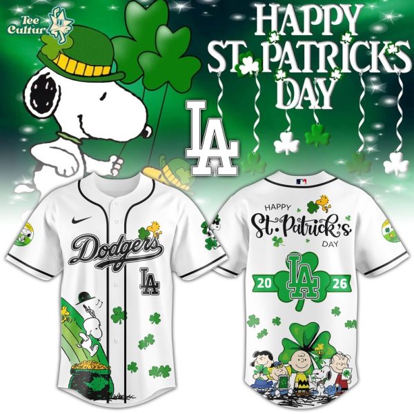 Los Angeles Dodgers Special Happy St. Patrick’s Day Limited Edition Jersey