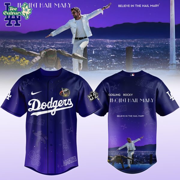 Los Angeles Dodgers x Project Hail Mary Purple Jersey