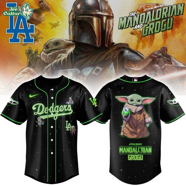 Los Angeles Dodgers x The Mandalorian & Grogu Special Edition Baseball Jersey
