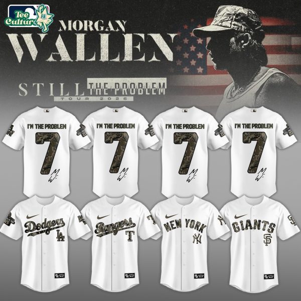 MLB ALL TEAM x Morgan Wallen Still Problem Tour Jersey