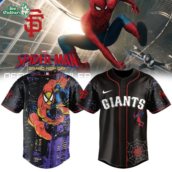 MLB ALL TEAM x Spider Man Brand New Black Day Jersey by Teesculture.com