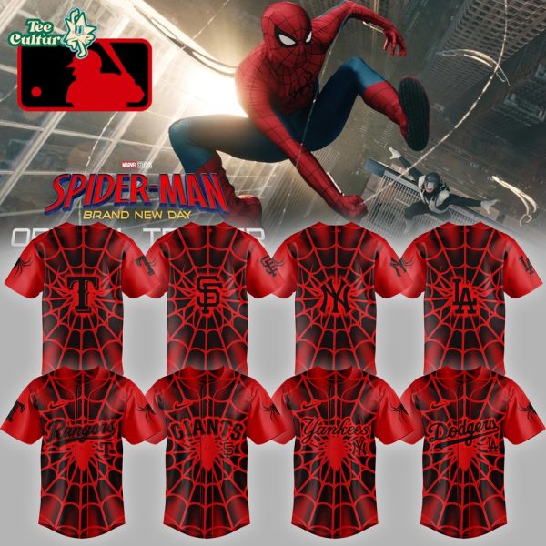 MLB ALL TEAM x Spider Man: Brand New Day Red Jersey