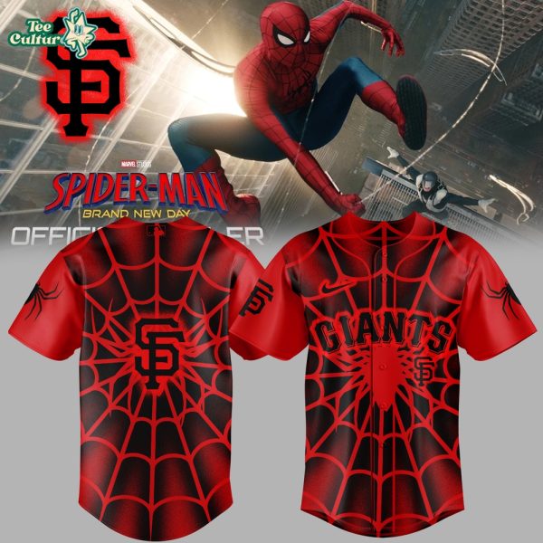 MLB ALL TEAM x Spider Man Brand New Day Red Jersey by Teesculture.com