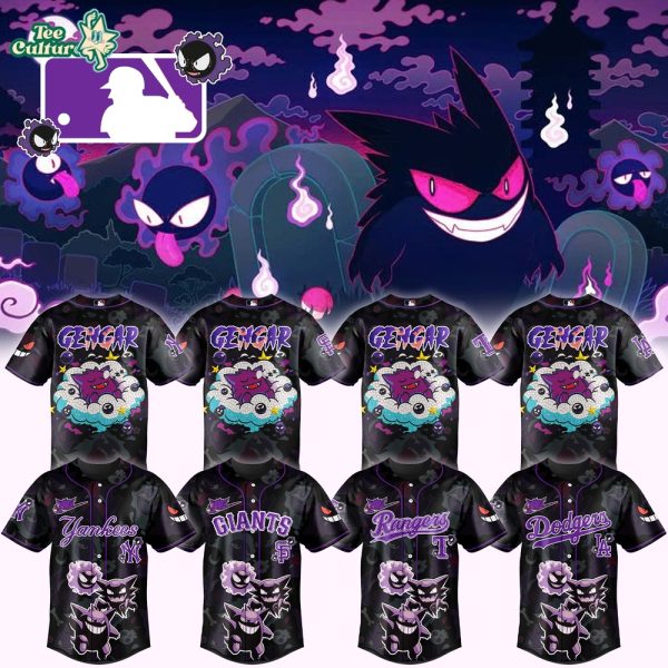 MLB ALL TEAMS x Pokemon Gengar Jersey