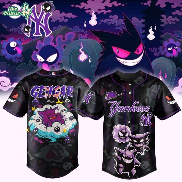 MLB ALL TEAMS x Pokemon Gengar Jersey by Teesculture.com