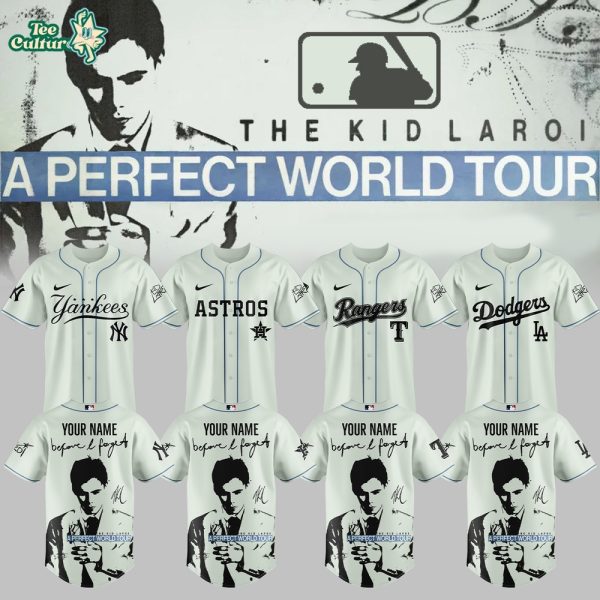 MLB All Teams x The Kid Laroi A Perfect World Tour Custom Name Jersey