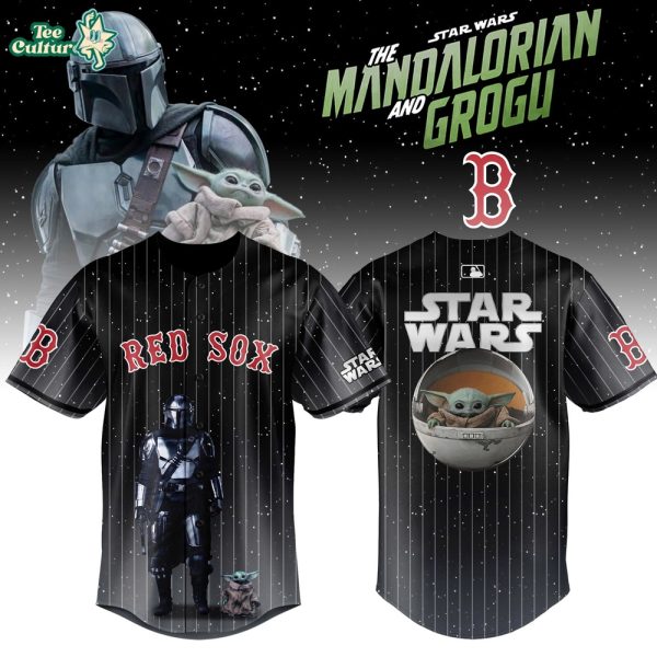 Mandalorian Grogu, Red Sox Jersey, Star Wars Jersey