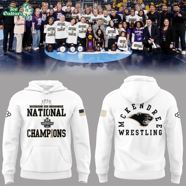 McK Women’s Wrestling 2026 National Champions Hoodie Limited Edition