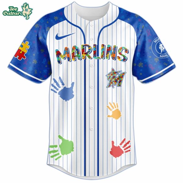 Miami Marlins Autism Awareness 2026 Limited Editions Jersey by Teesculture.com