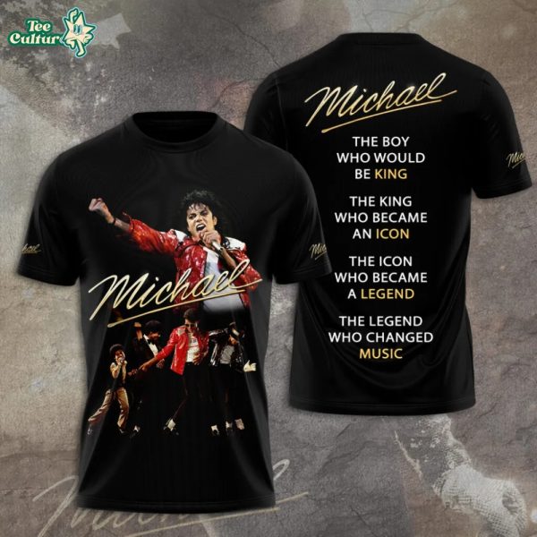 Michael Jackson Evolution From Childhood To Icon 3D Apparel