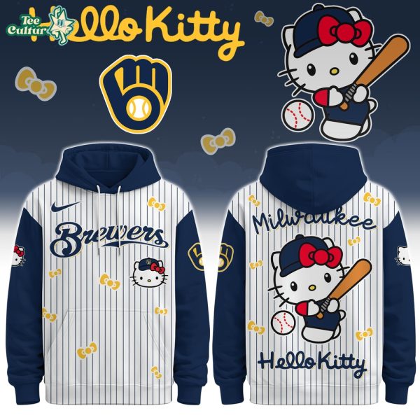 Milwaukee Brewers Hello Kitty Special Edition Fan Hoodie