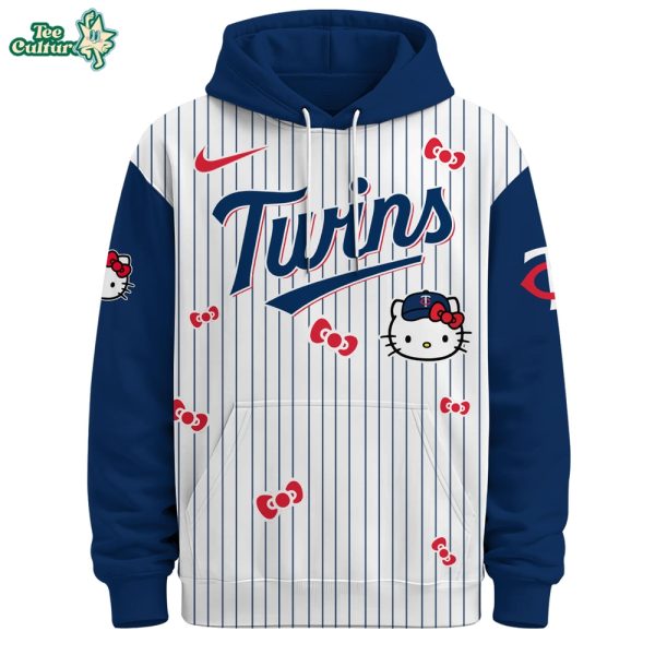 Minnesota Twins Hello Kitty Special Edition Fan Hoodie by Teesculture.com