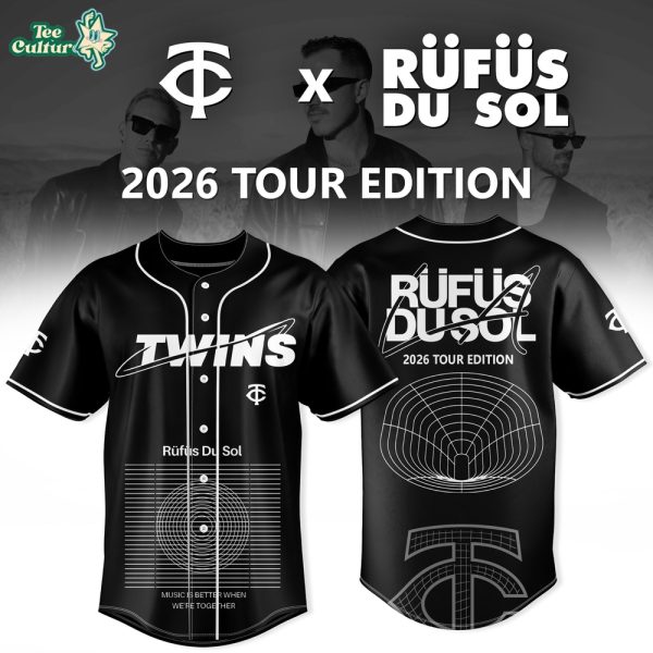 Minnesota Twins RÜFÜS DU SOL 2026 Tour Special Edition Jersey
