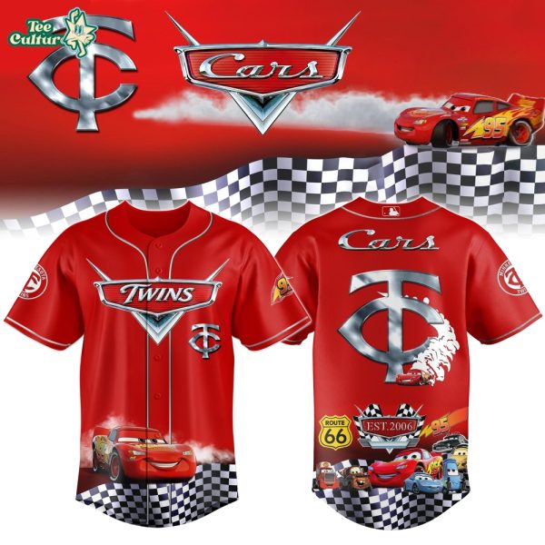 Minnesota Twins Special Cars 20th Anniversary Limited Edition Baseball Jersey