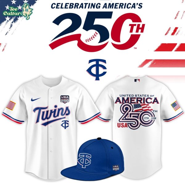 Minnesota Twins USA 250th Anniversary Limited Stars & Stripes Jersey