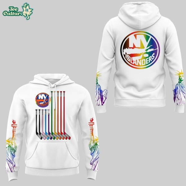 New York Islanders Pride Night Edition Hoodie by Teesculture.com