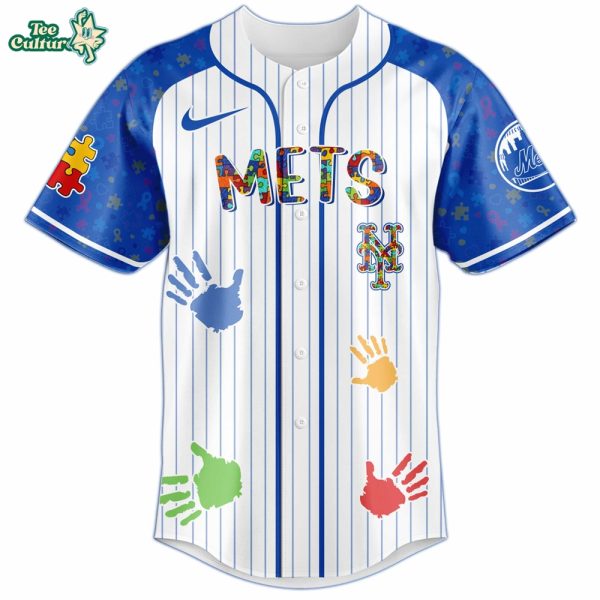 New York Mets Autism Awareness 2026 Limited Editions Jersey by Teesculture.com