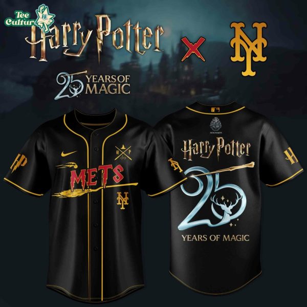 New York Mets X Harry Potter – 25 Years of Magic Baseball Jersey 2026